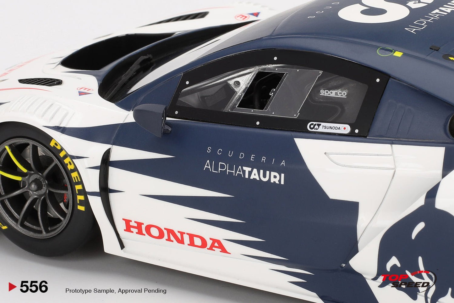 Honda NSX GT3 EVO AlphaTauri Yuki Tsunoda 2023 Red Bull Formula Nurburgring