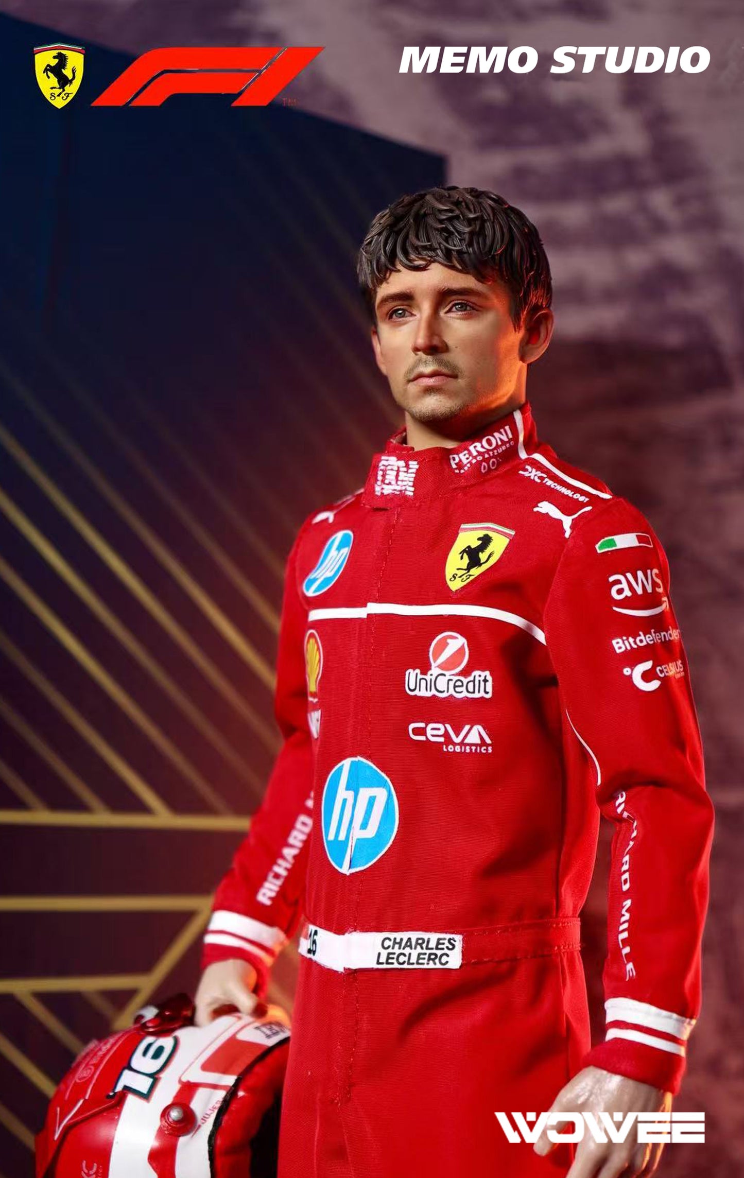 CHARLES LECLERC F1 ACTION FIGURE
