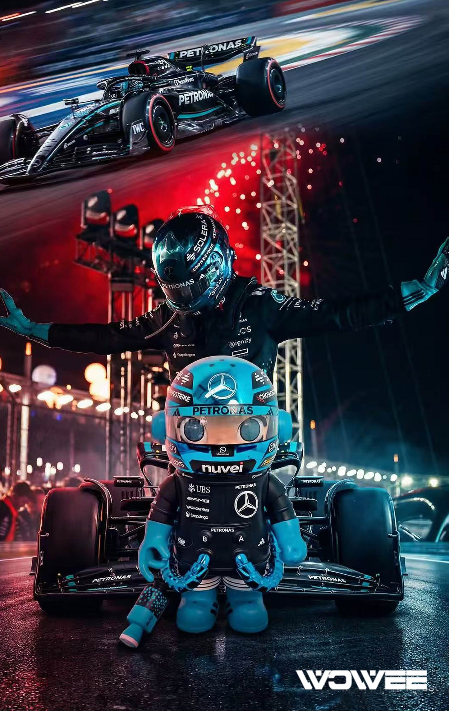 F1 DESIGNER TOY - GEORGE RUSSELL