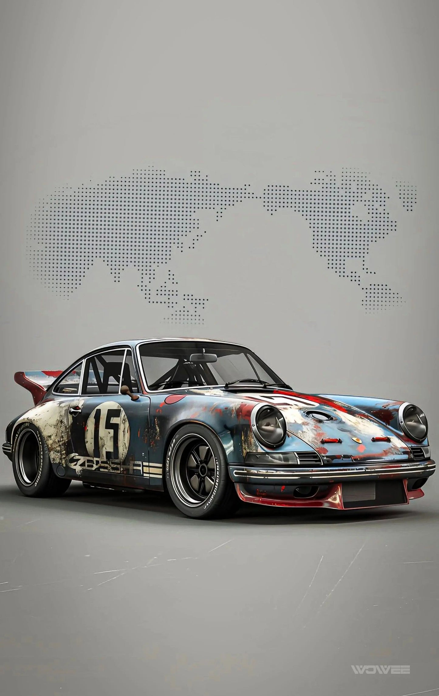 PORSCHE GT ART PRINT Wowee Collectibles