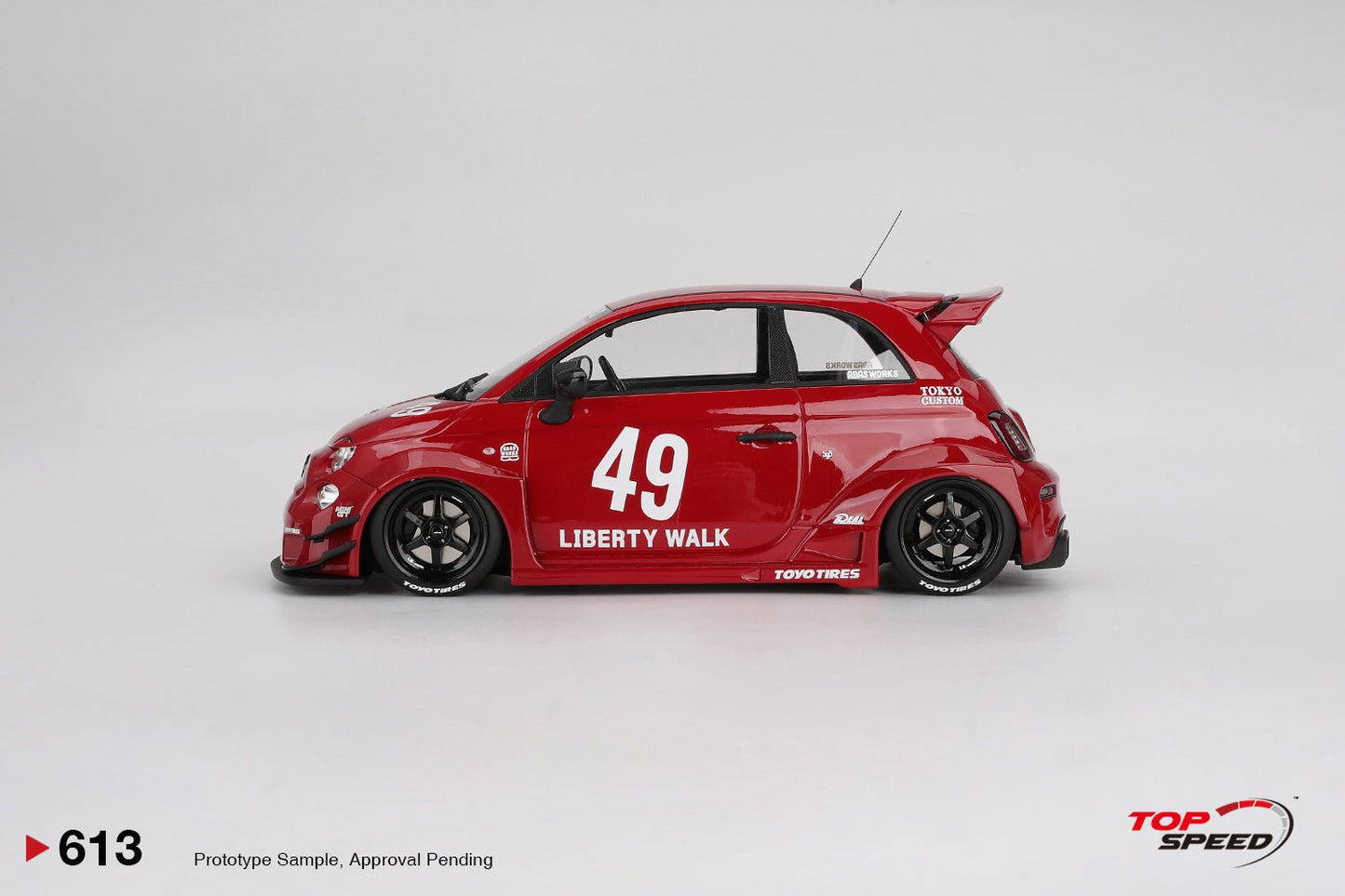 Abarth LB-WORKS x Abas Works 595 Red