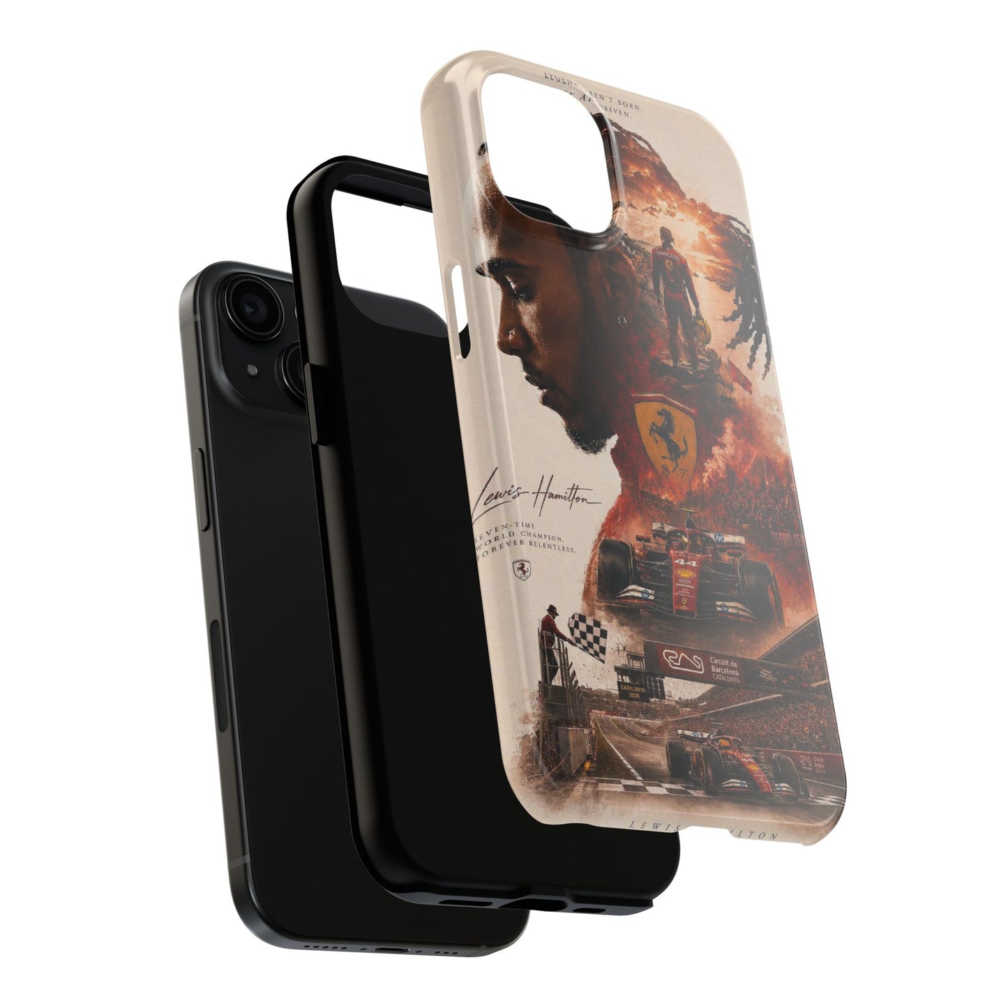 Lewis Hamilton-Ferrari iPhone Case