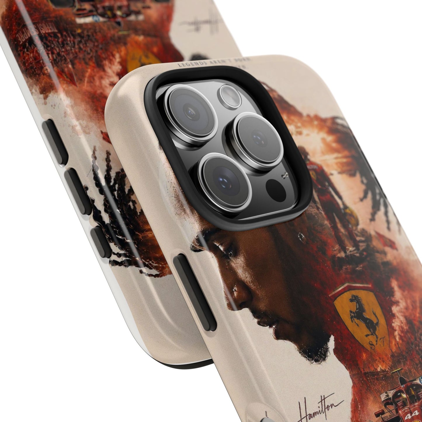 Lewis Hamilton-Ferrari iPhone Case