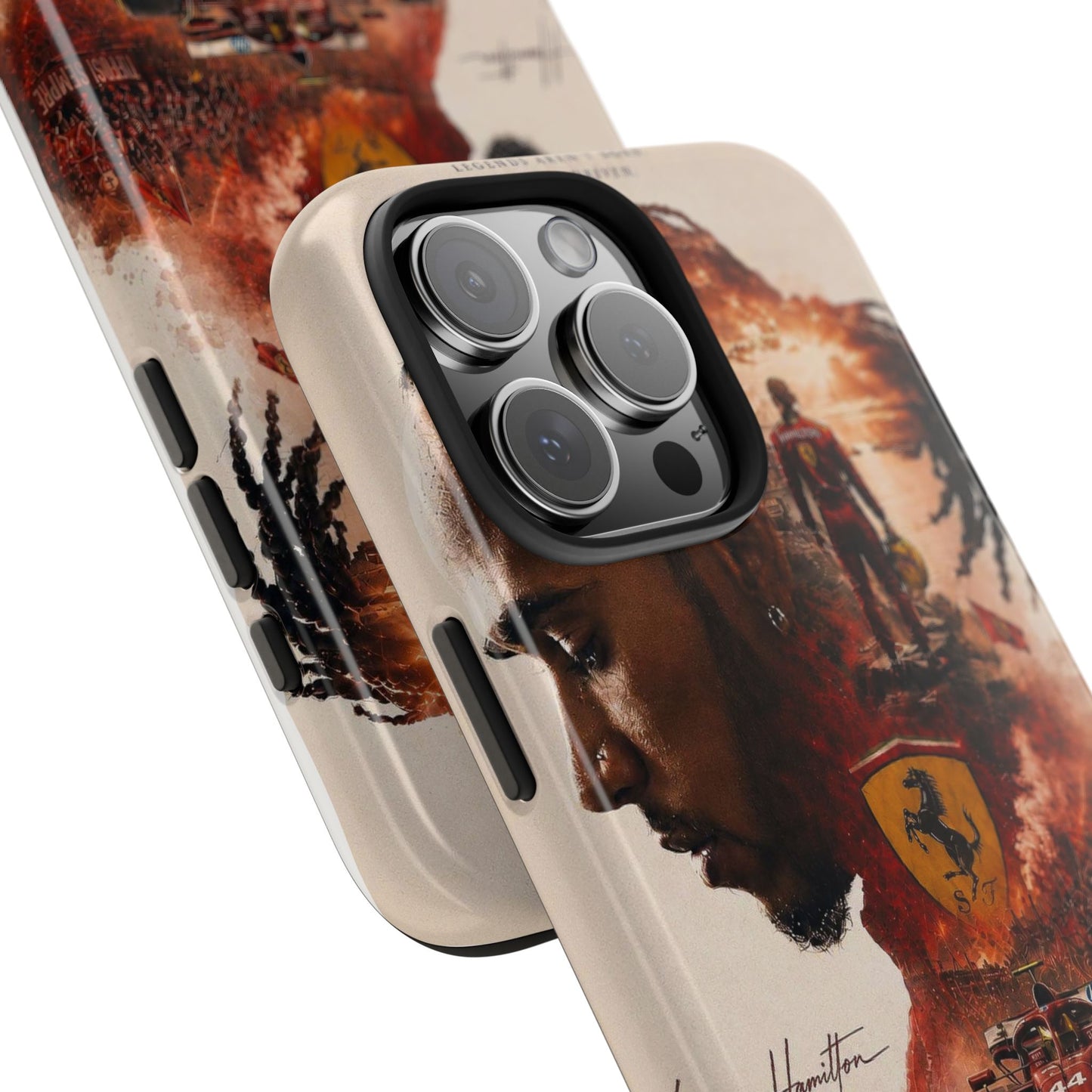 Lewis Hamilton-Ferrari iPhone Case