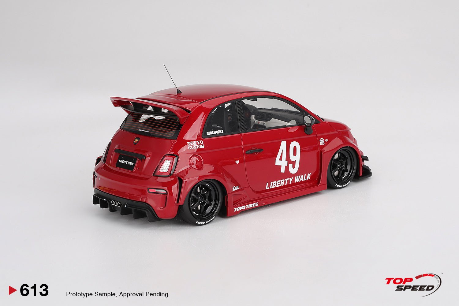Abarth LB-WORKS x Abas Works 595 Red