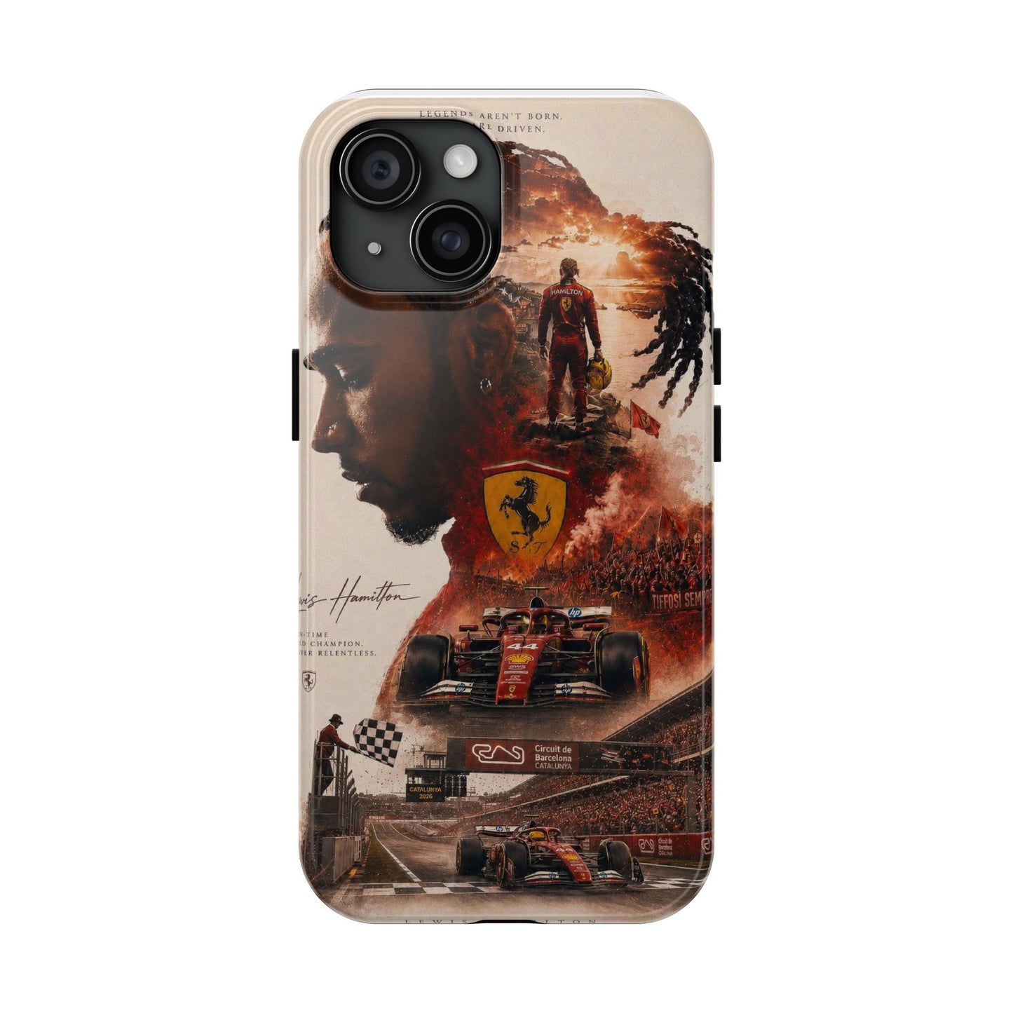 Lewis Hamilton-Ferrari iPhone Case