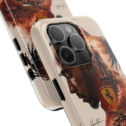 Lewis Hamilton-Ferrari iPhone Case