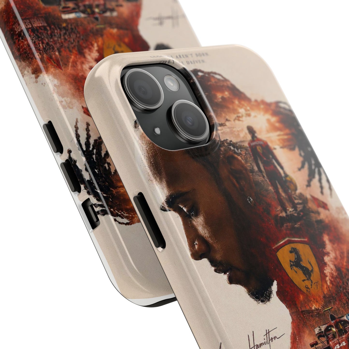 Lewis Hamilton-Ferrari iPhone Case