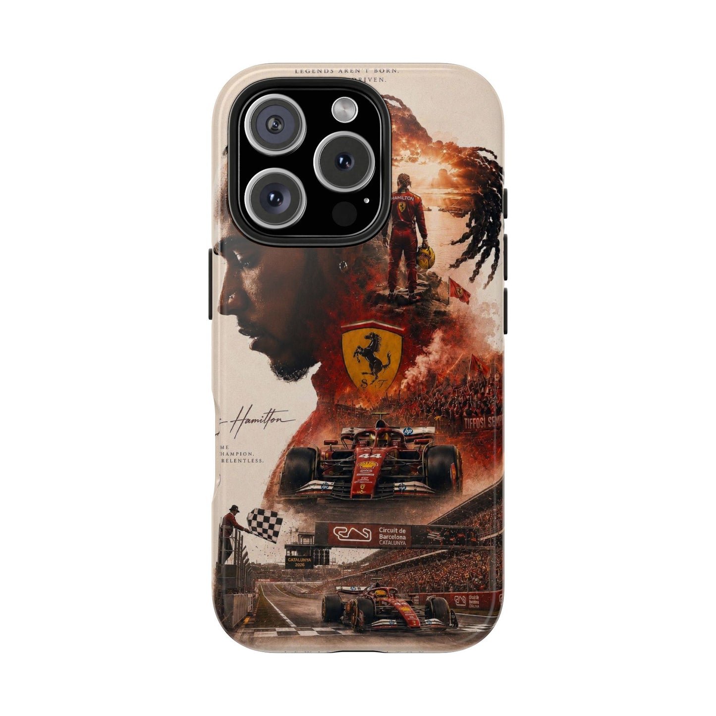 Lewis Hamilton-Ferrari iPhone Case