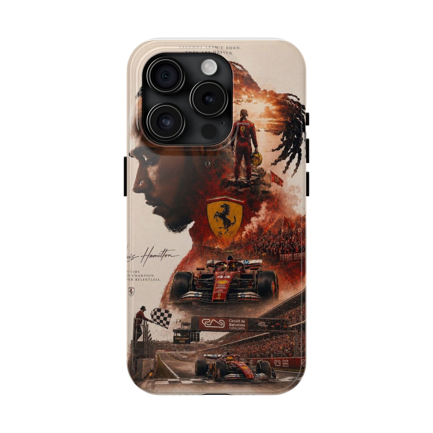 Lewis Hamilton-Ferrari iPhone Case