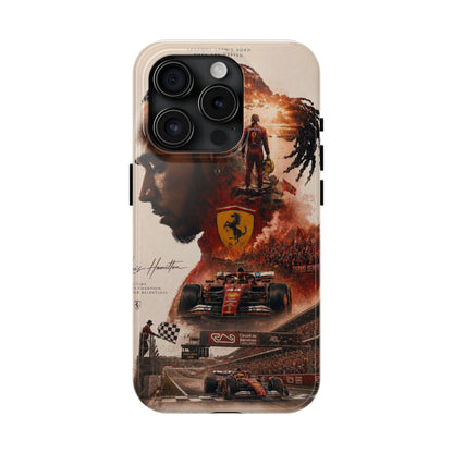 Lewis Hamilton-Ferrari iPhone Case