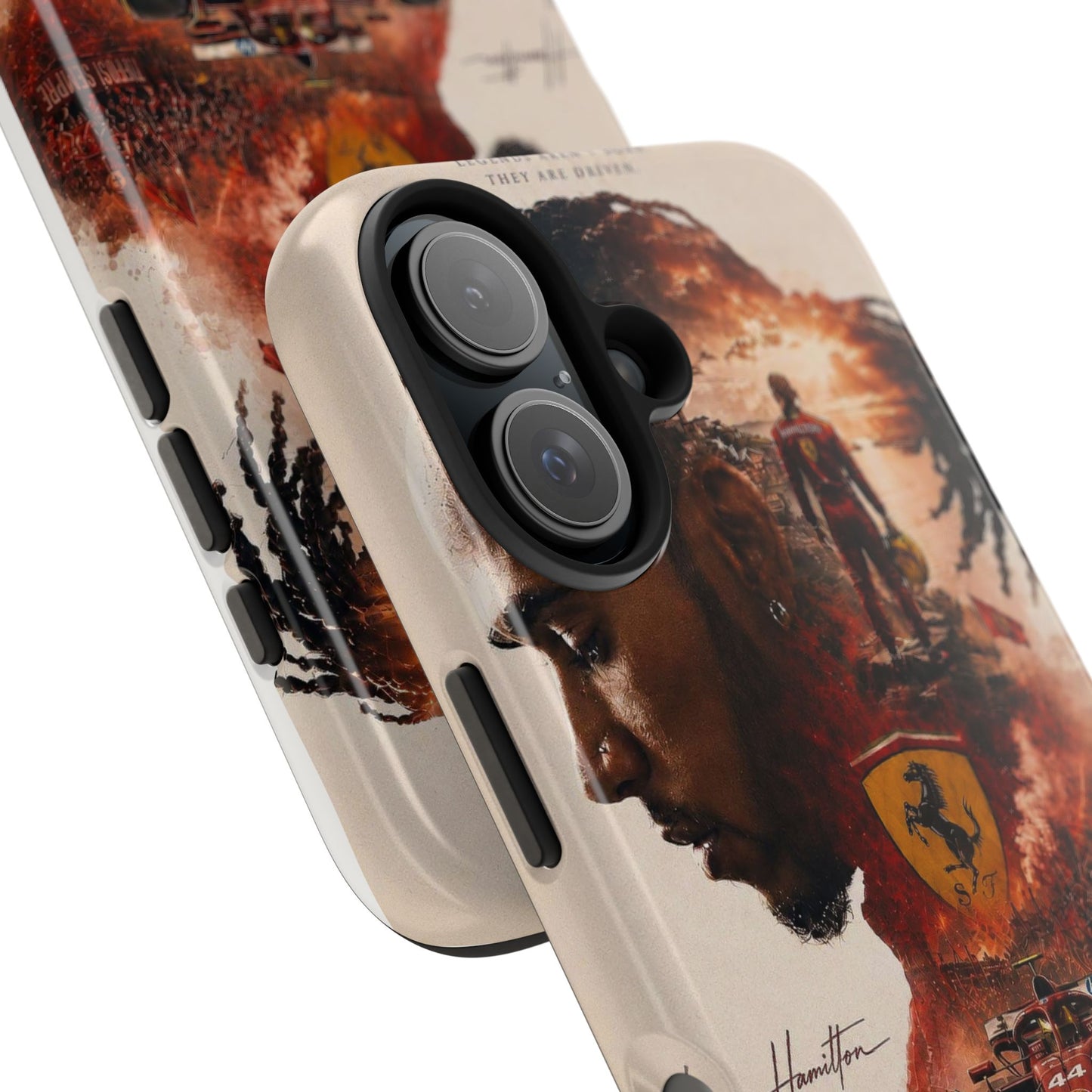 Lewis Hamilton-Ferrari iPhone Case