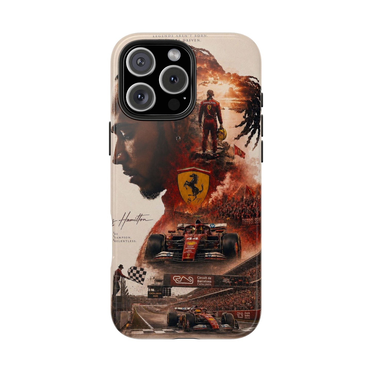 Lewis Hamilton-Ferrari iPhone Case