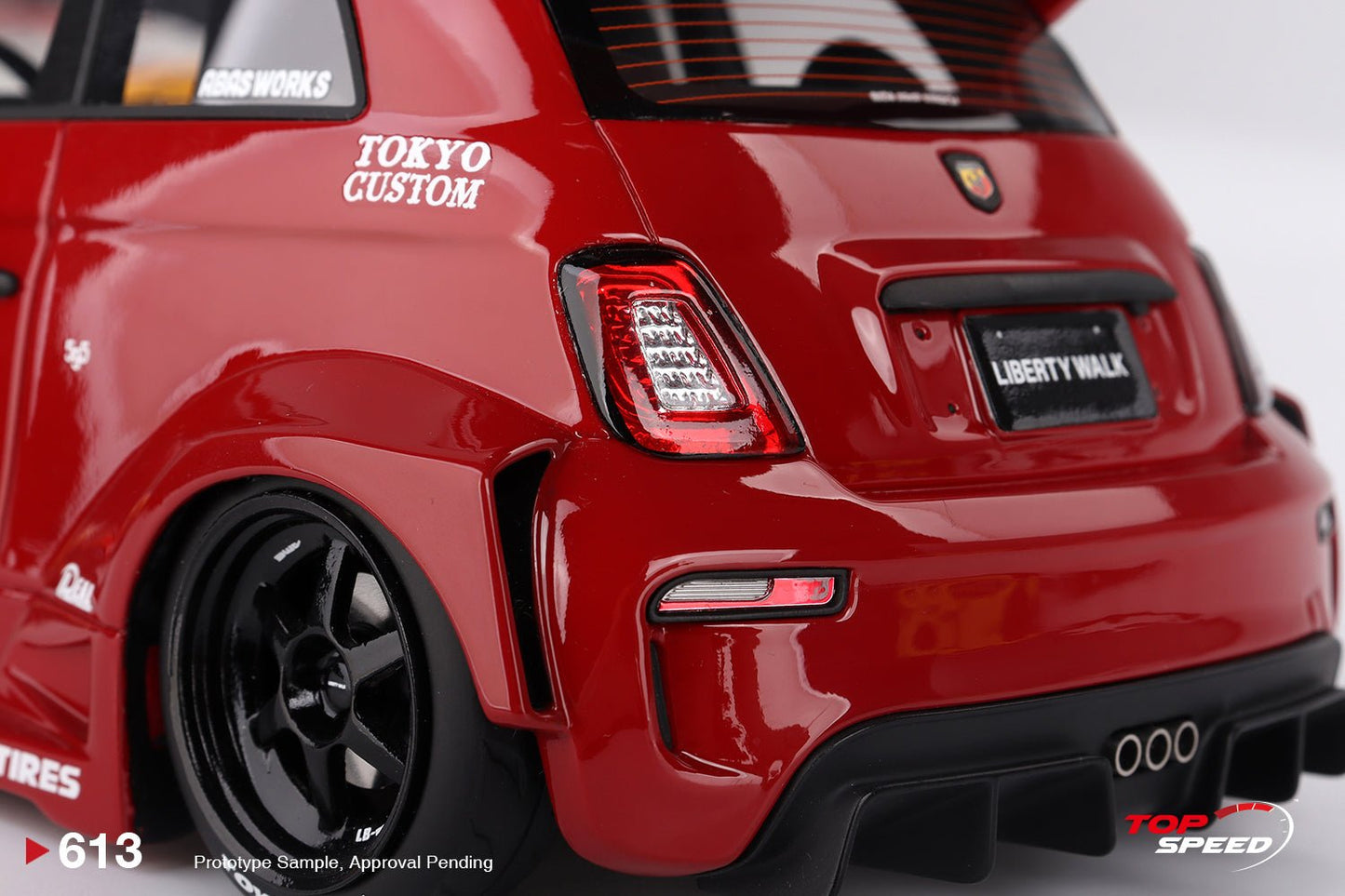 Abarth LB-WORKS x Abas Works 595 Red