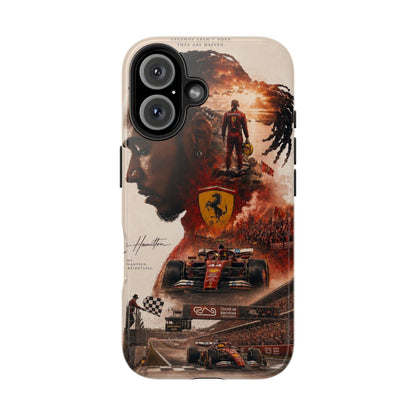 Lewis Hamilton-Ferrari iPhone Case