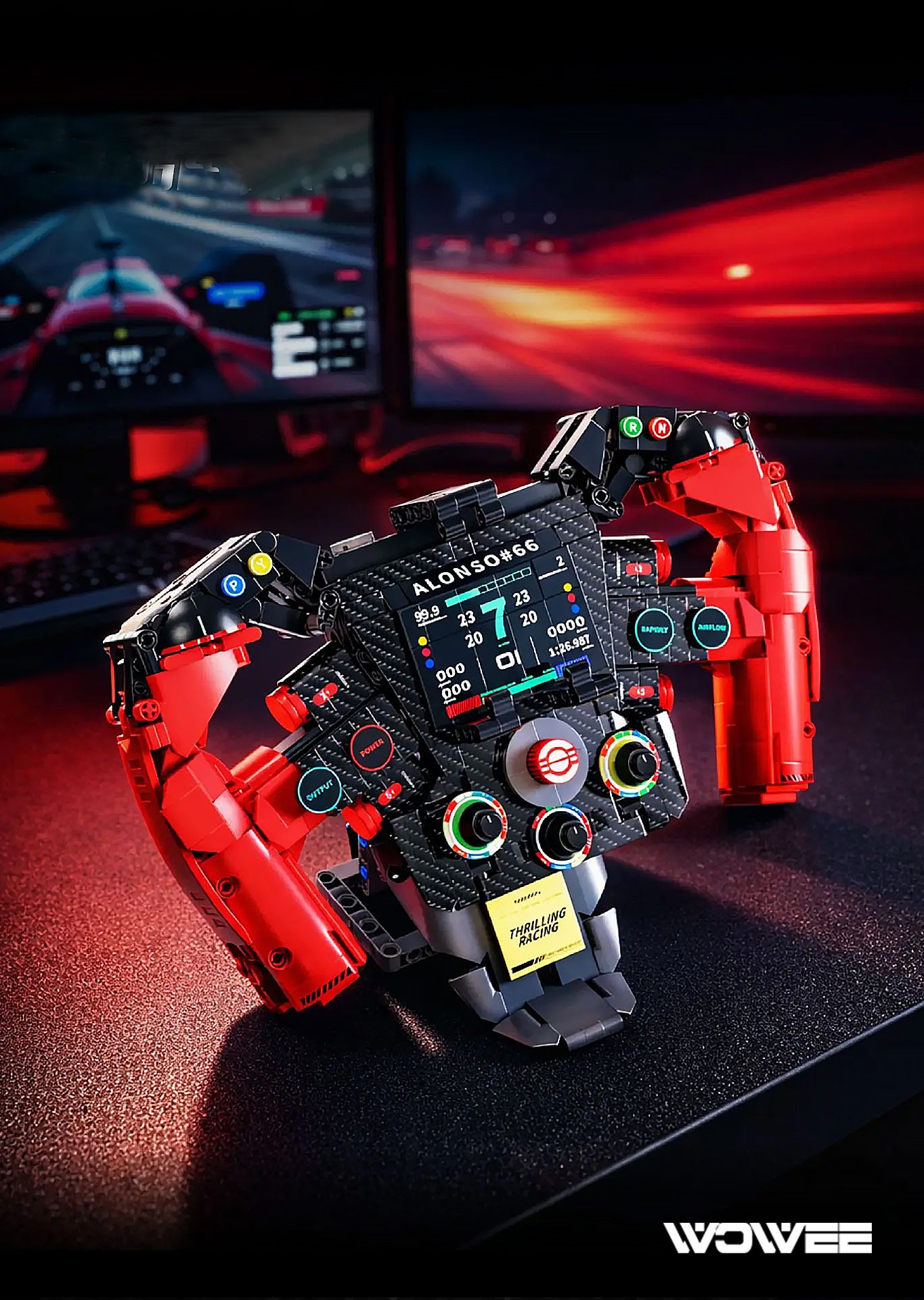 F1 BLOCK RACING STEERING WHEEL