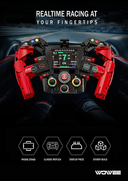 F1 BLOCK RACING STEERING WHEEL