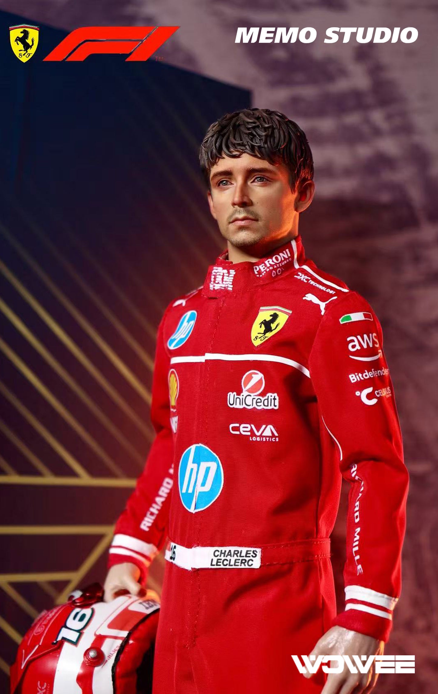 CHARLES LECLERC F1 ACTION FIGURE