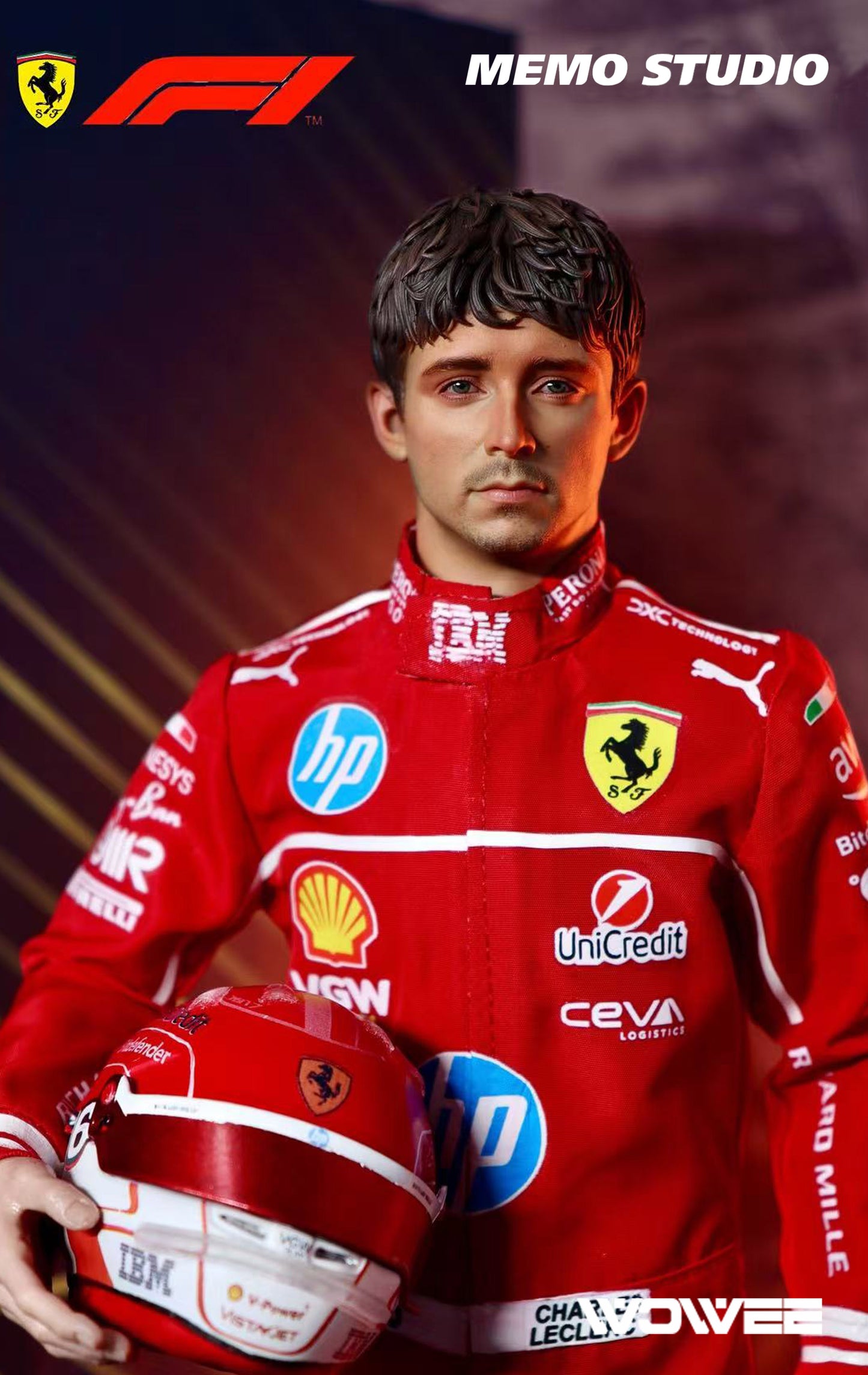 CHARLES LECLERC F1 ACTION FIGURE