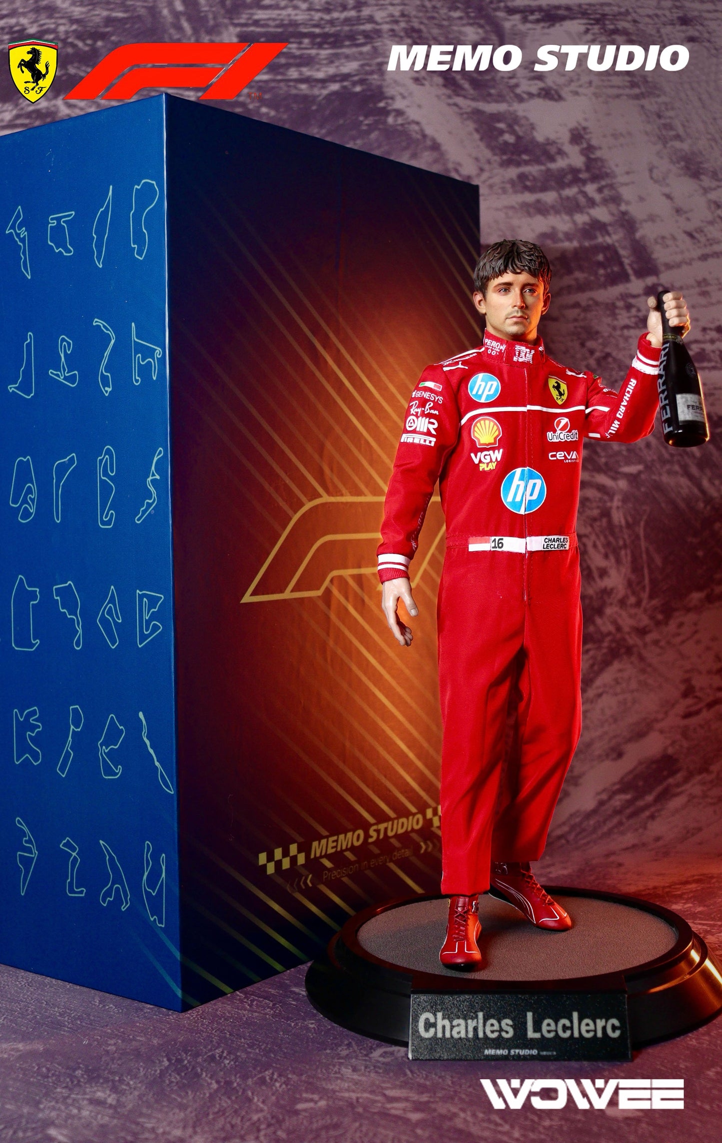 CHARLES LECLERC F1 ACTION FIGURE