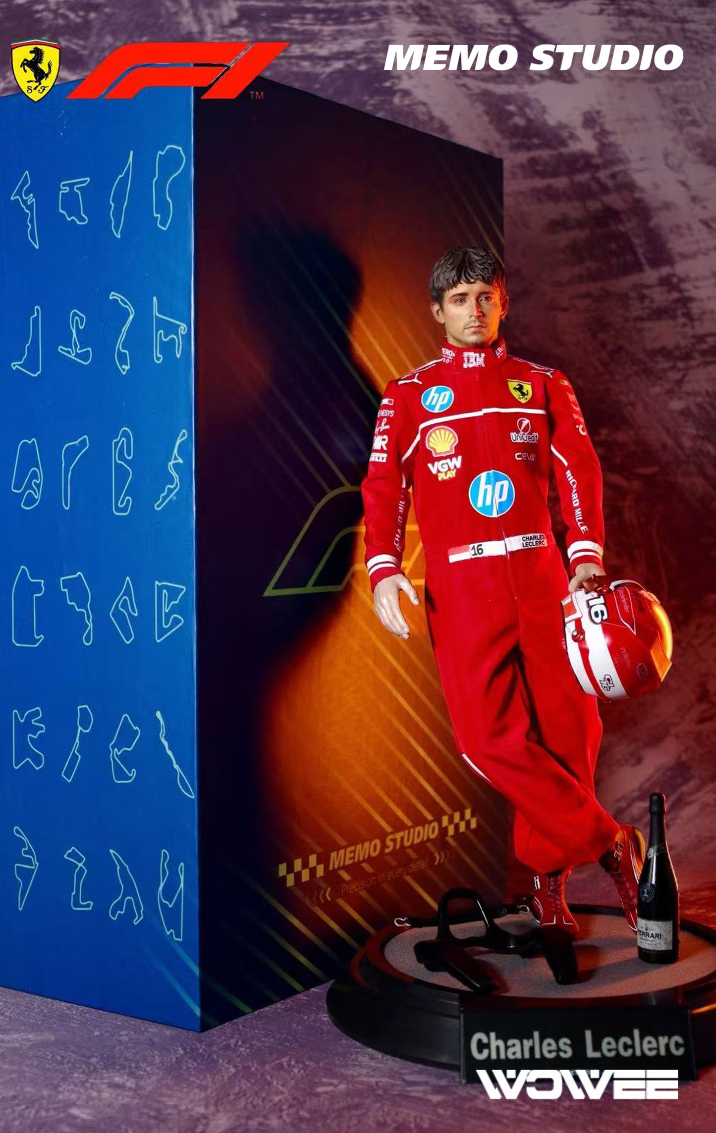 CHARLES LECLERC F1 ACTION FIGURE