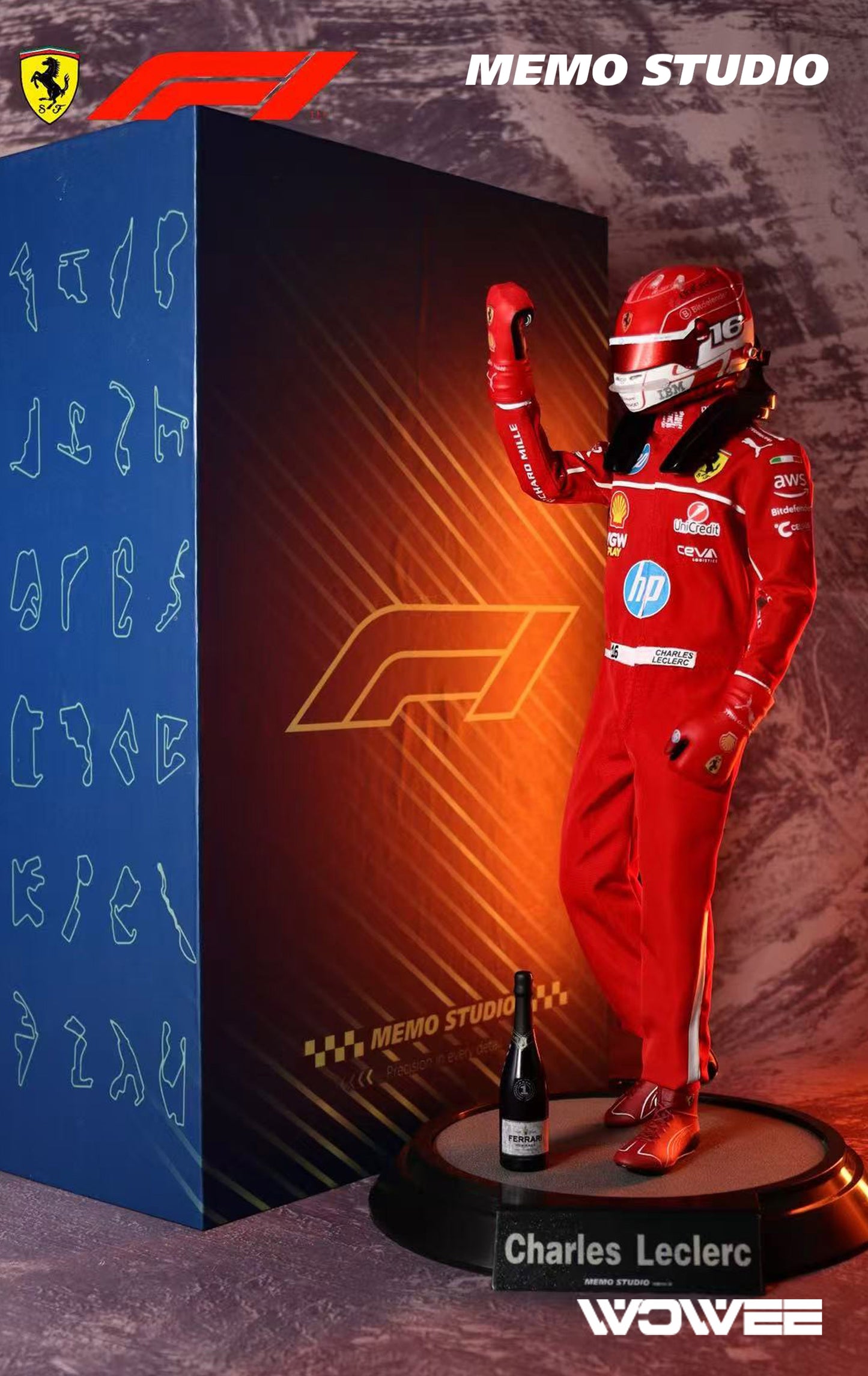 CHARLES LECLERC F1 ACTION FIGURE