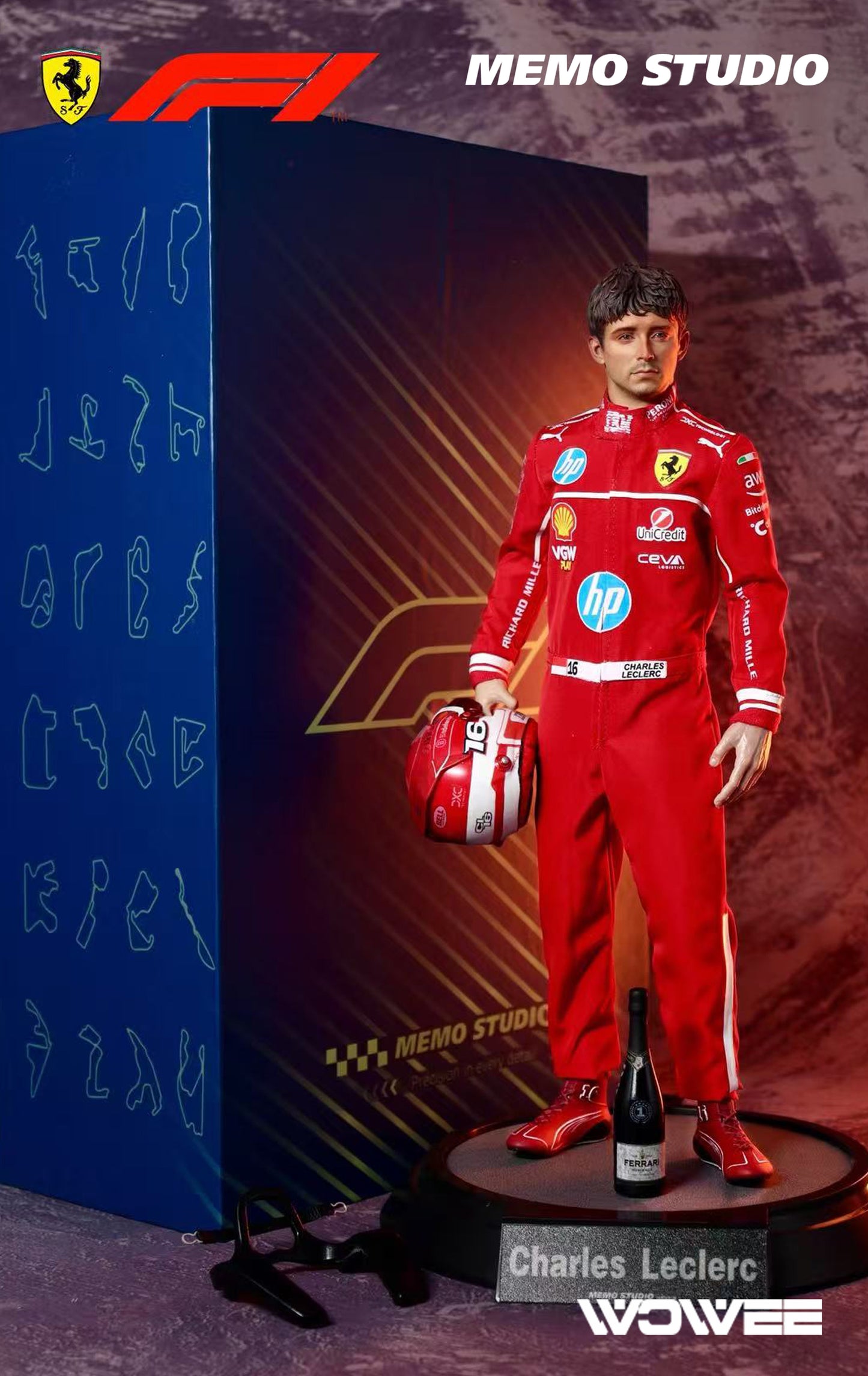 CHARLES LECLERC F1 ACTION FIGURE