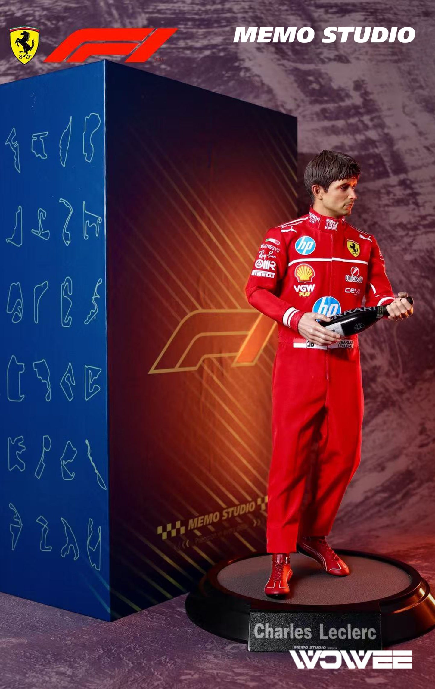 CHARLES LECLERC F1 ACTION FIGURE