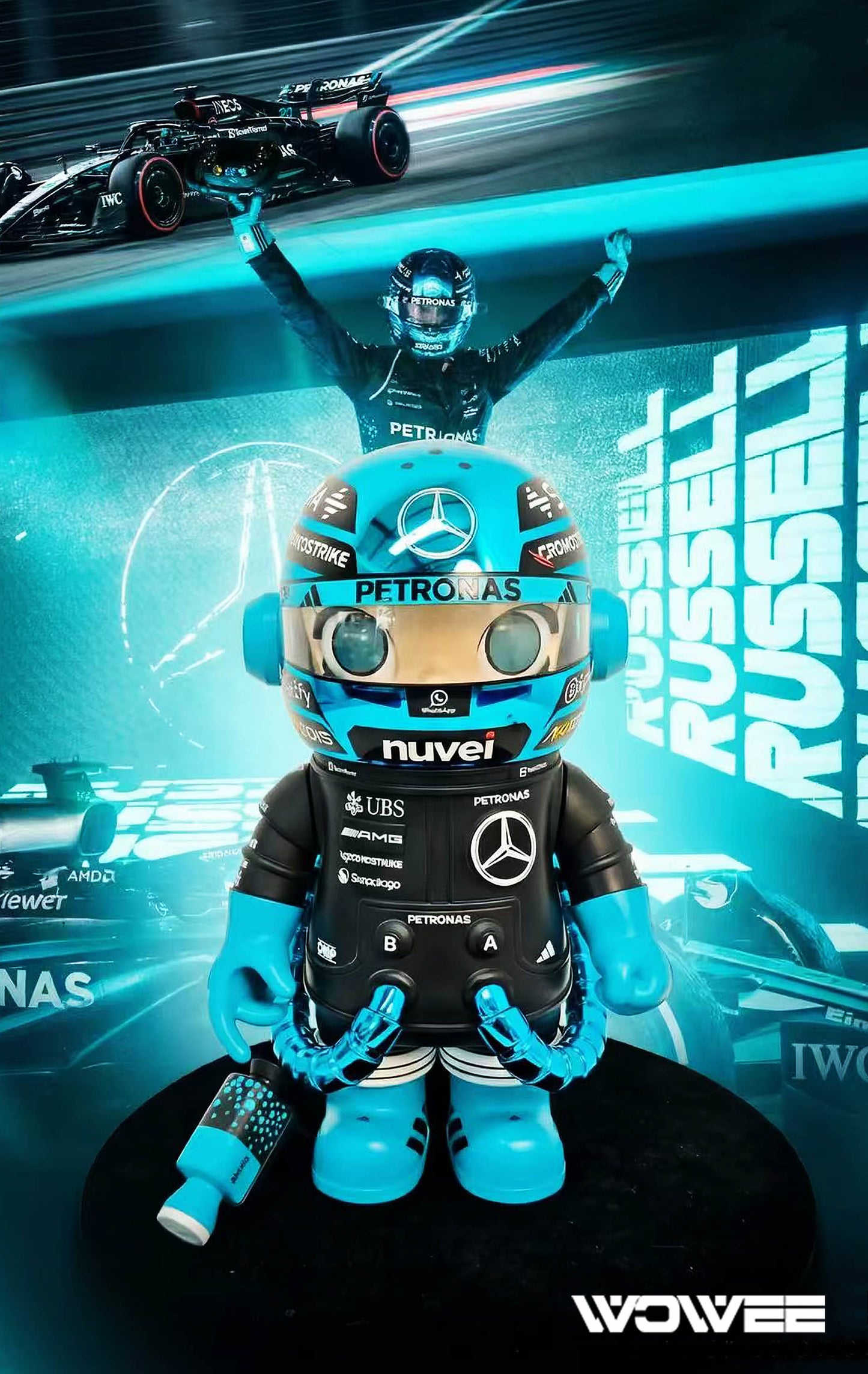 F1 DESIGNER TOY - GEORGE RUSSELL