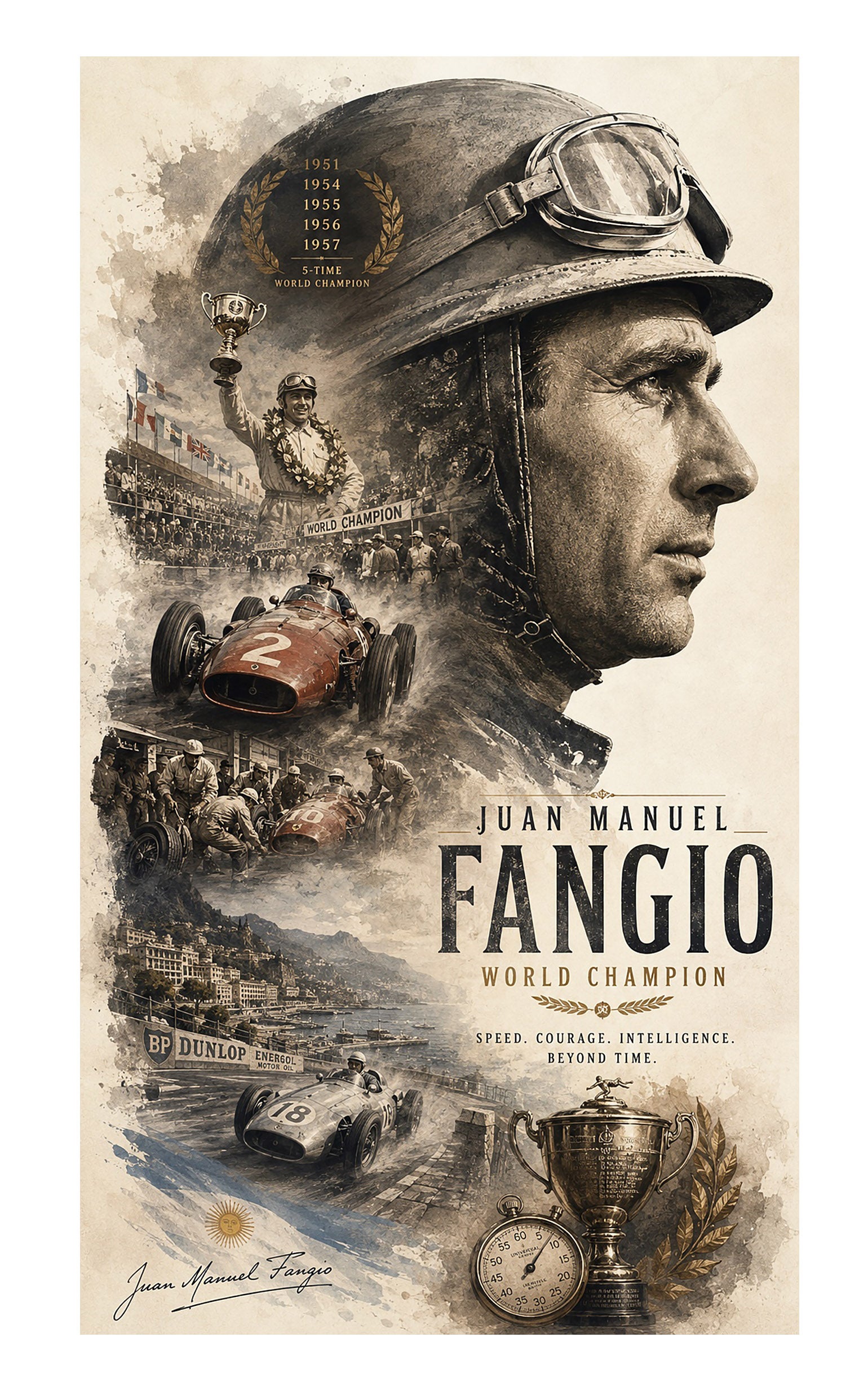 JUAN MANUEL FANGIO- MRPART