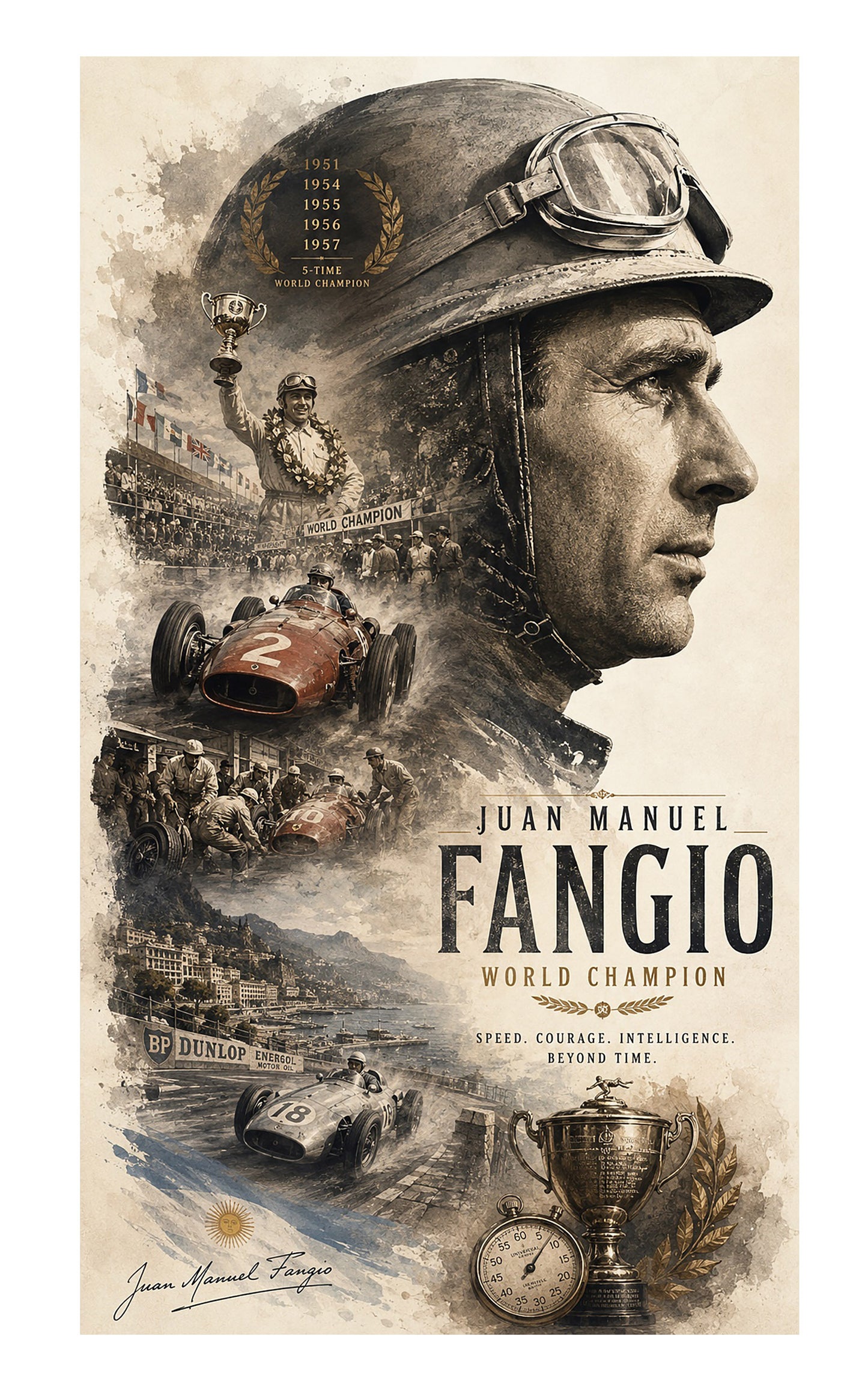 JUAN MANUEL FANGIO- MRPART