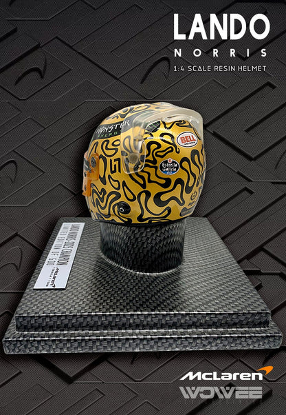 LANDO NORRIS 1:4 SCALE HELMET