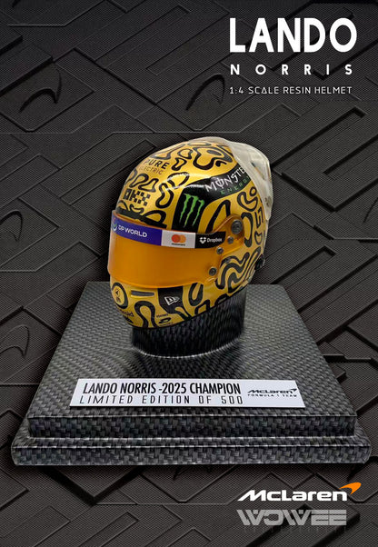 LANDO NORRIS 1:4 SCALE HELMET
