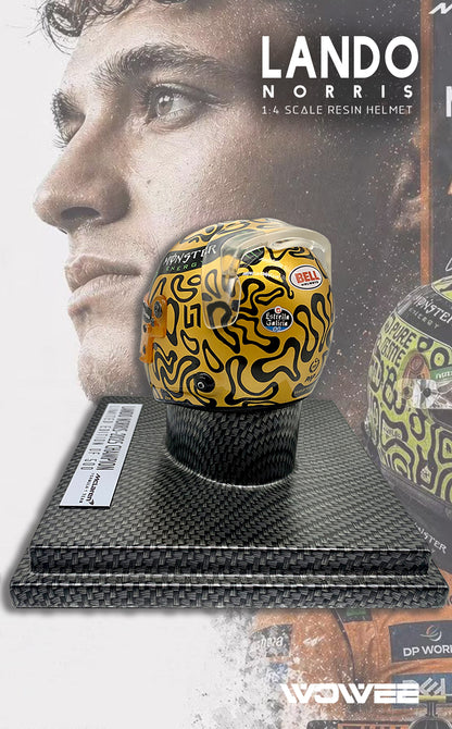 LANDO NORRIS 1:4 SCALE HELMET