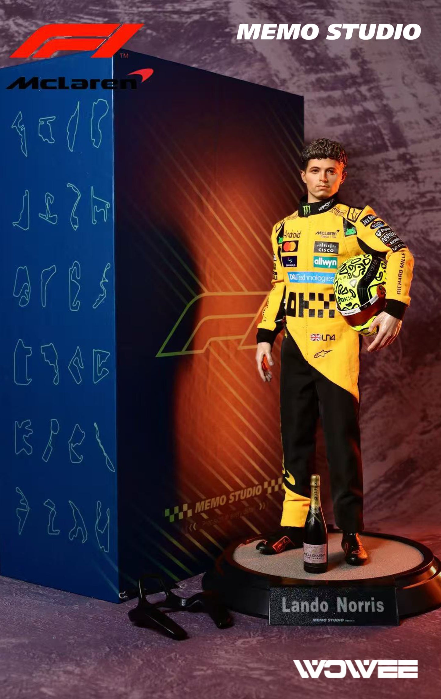 LANDO NORRIS F1 ACTION FIGURE