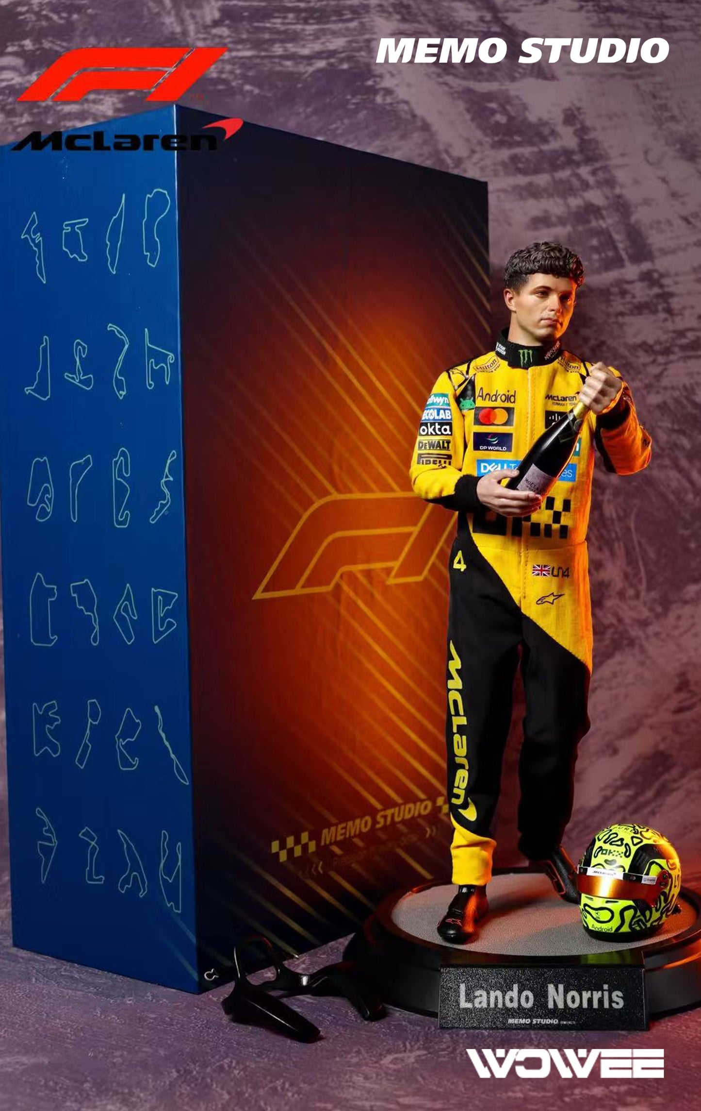LANDO NORRIS F1 ACTION FIGURE