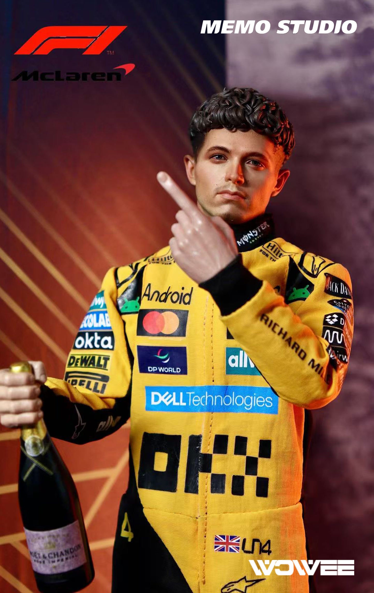 LANDO NORRIS F1 ACTION FIGURE