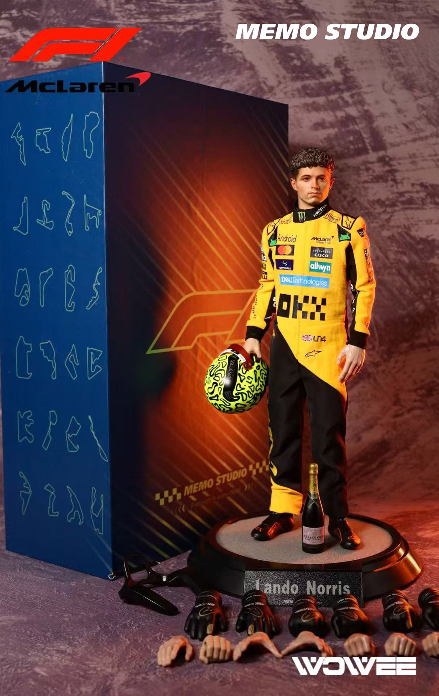 LANDO NORRIS F1 ACTION FIGURE