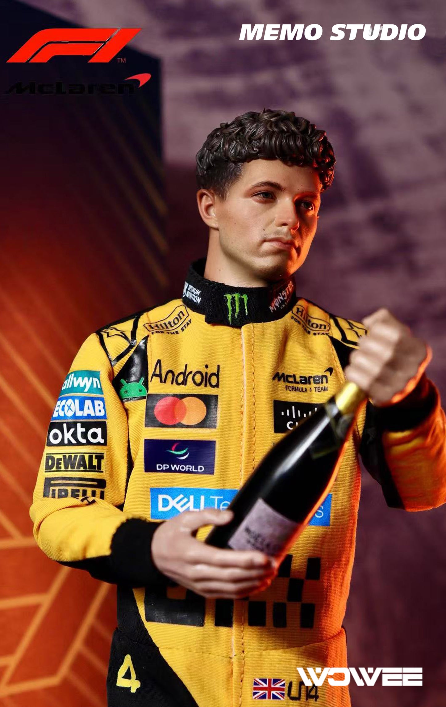 LANDO NORRIS F1 ACTION FIGURE