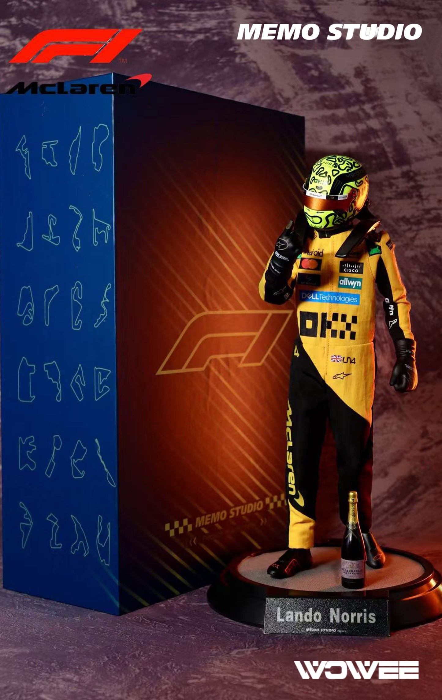 LANDO NORRIS F1 ACTION FIGURE