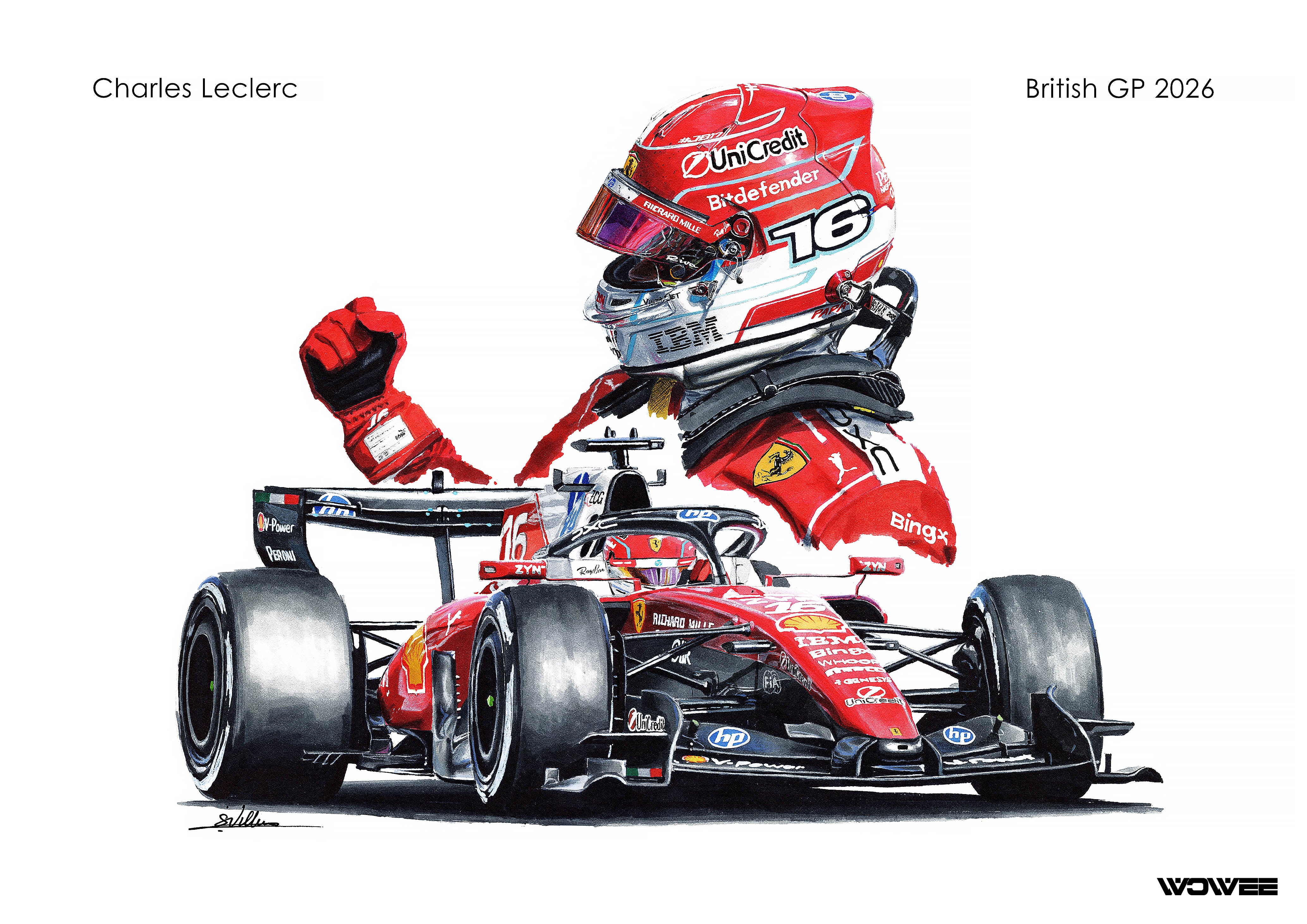 LECLERC BRITISH GP 2026 – WOWEE COLLECTIBLES