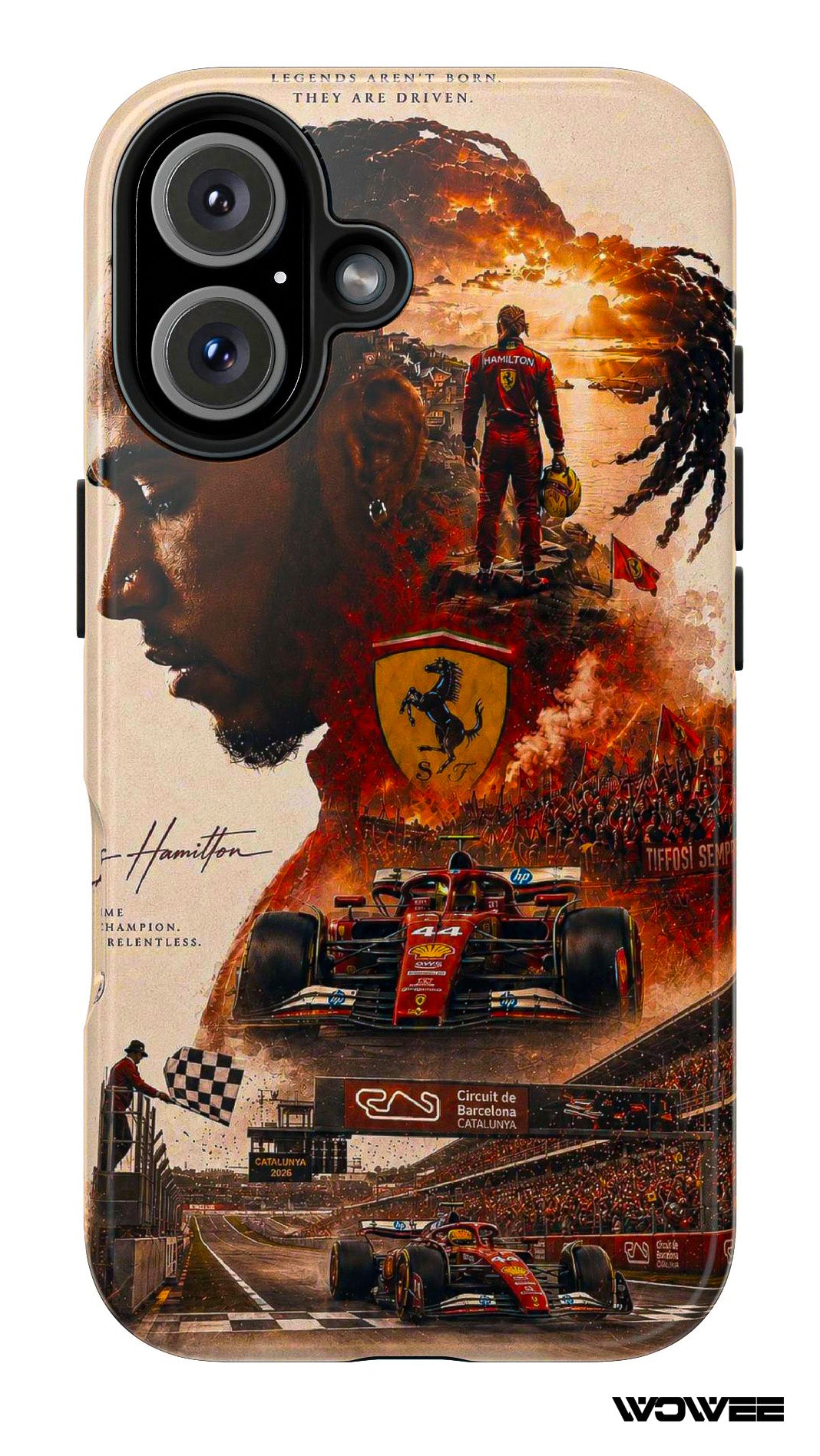 Lewis Hamilton-Ferrari iPhone Case