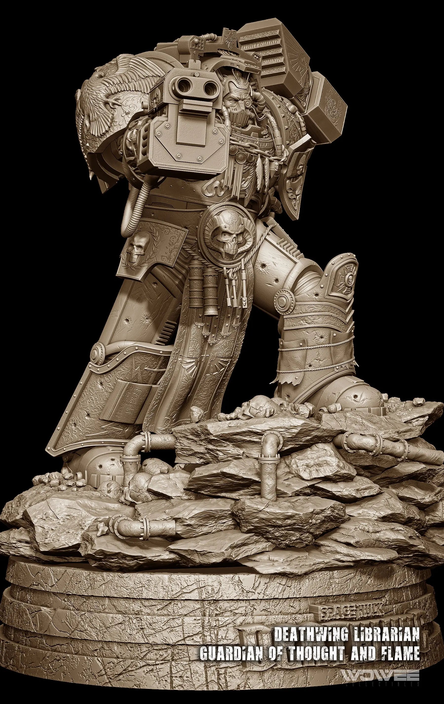 Deathwing-Librarian 1:8 Scale Statue Wowee Collectibles