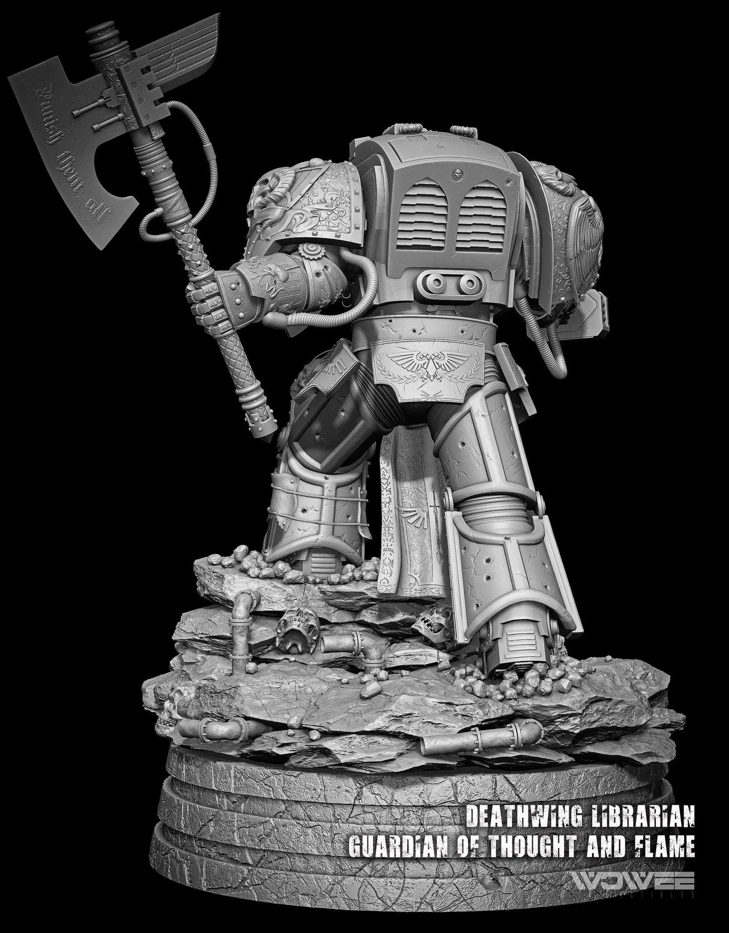 Deathwing-Librarian 1:4 Scale Statue Wowee Collectibles