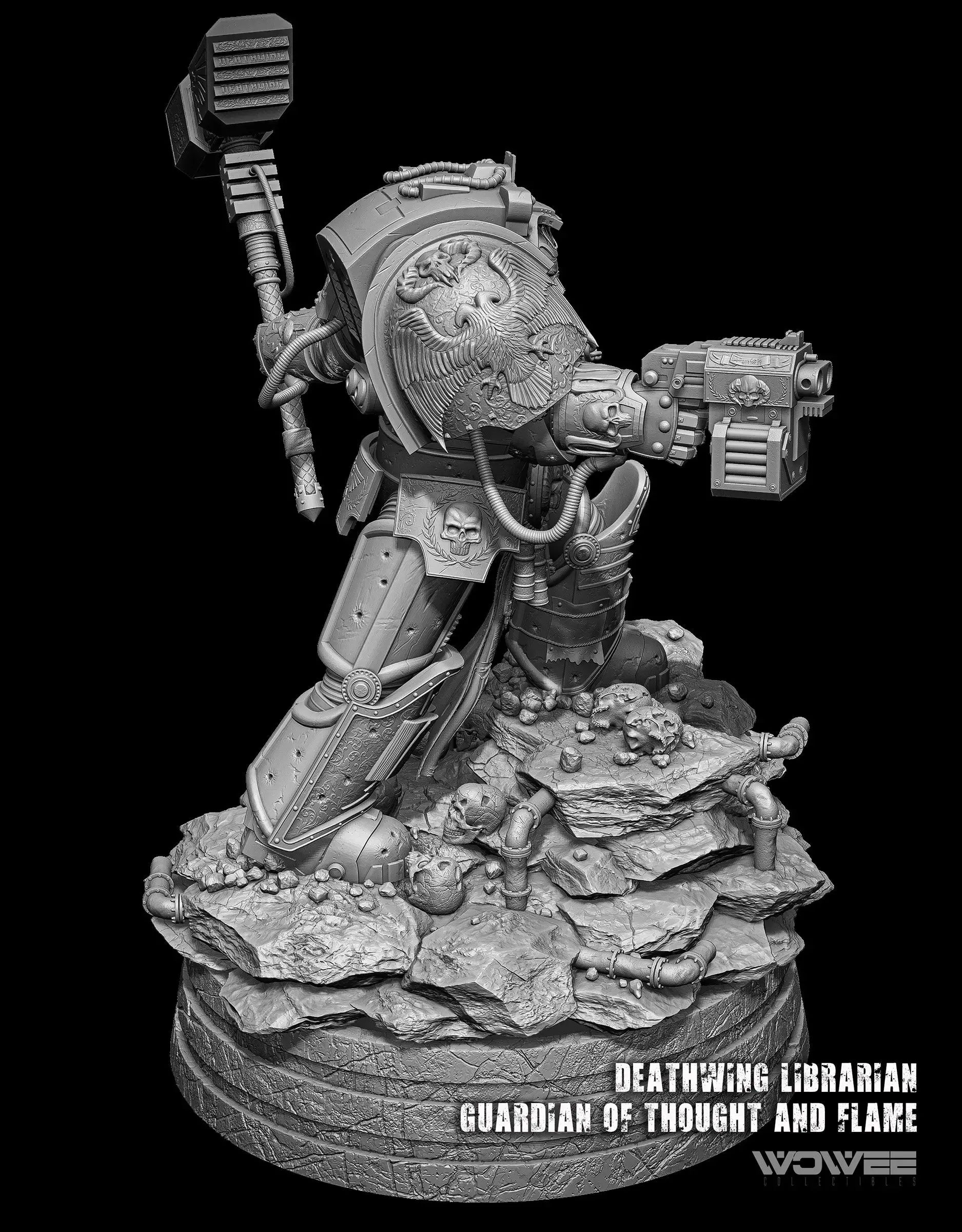 Deathwing-Librarian 1:4 Scale Statue Wowee Collectibles