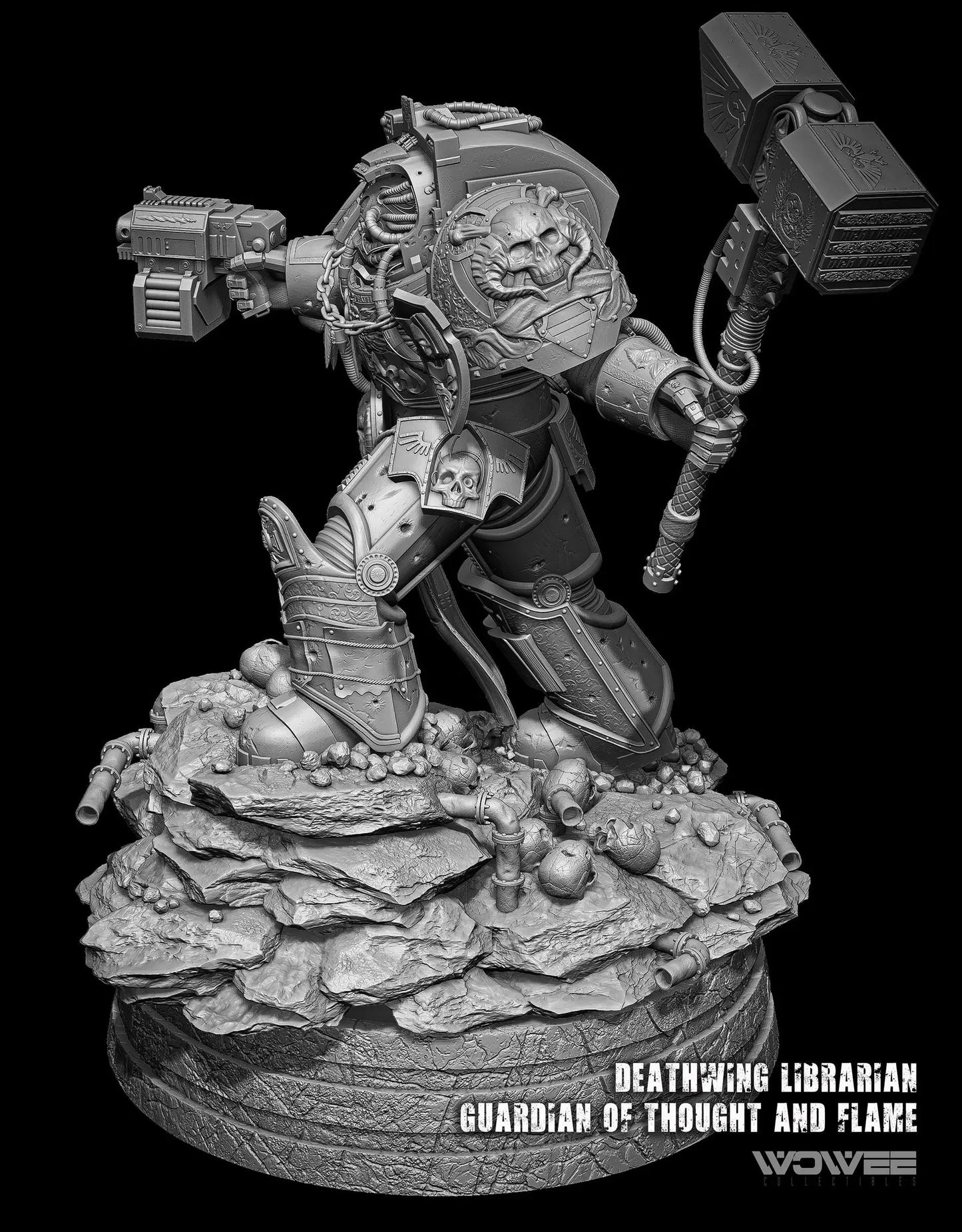 Deathwing-Librarian 1:4 Scale Statue Wowee Collectibles