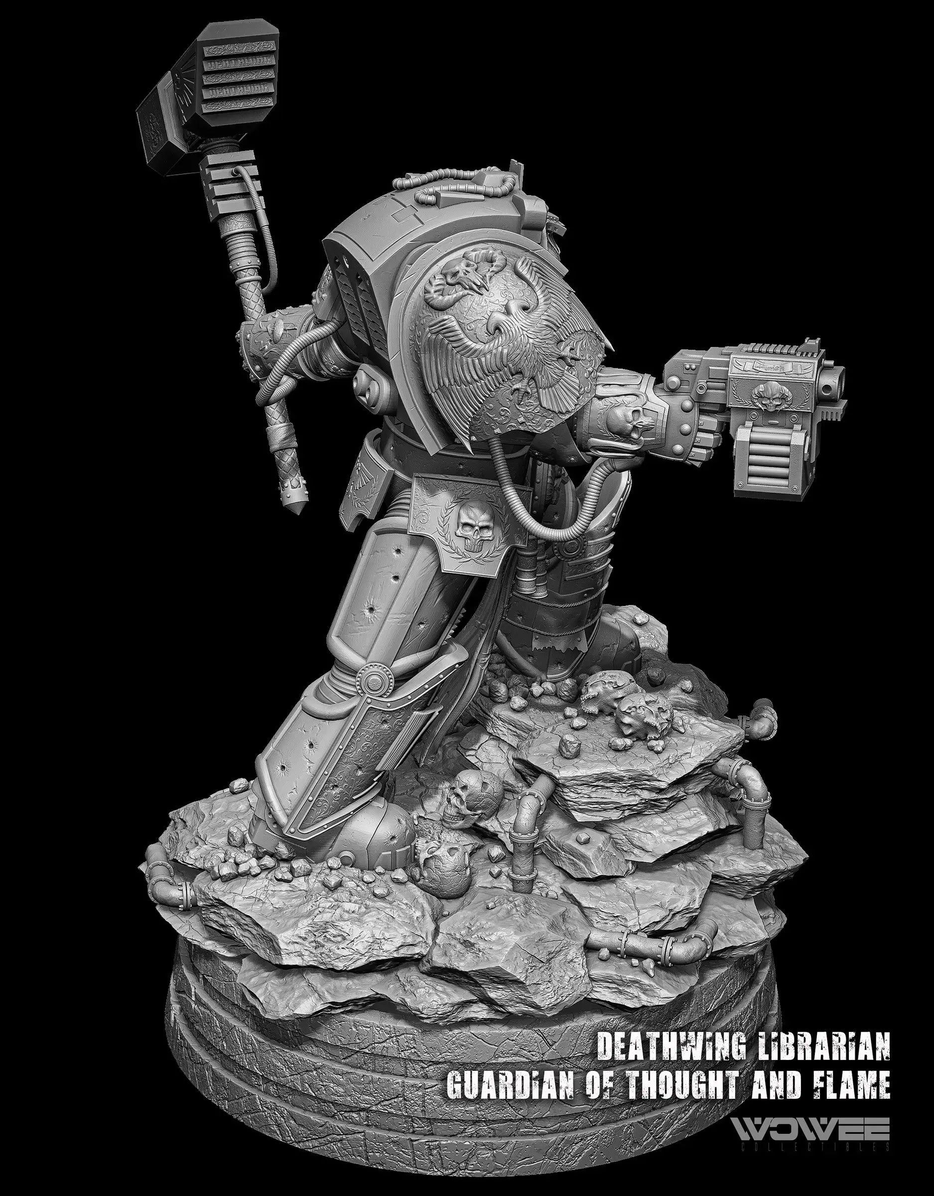 Deathwing-Librarian 1:4 Scale Statue Wowee Collectibles