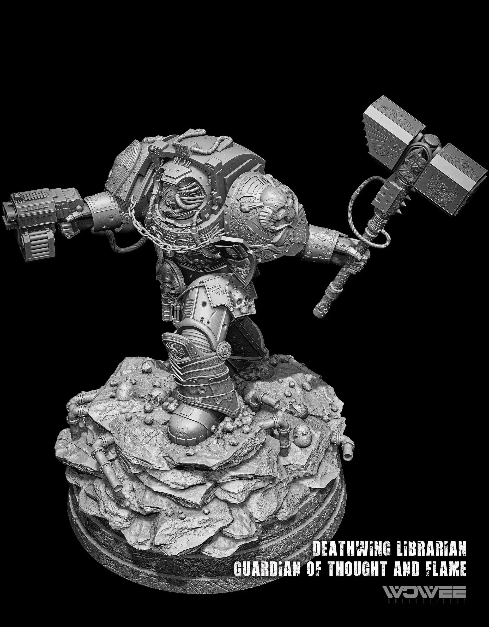 Deathwing-Librarian 1:4 Scale Statue Wowee Collectibles