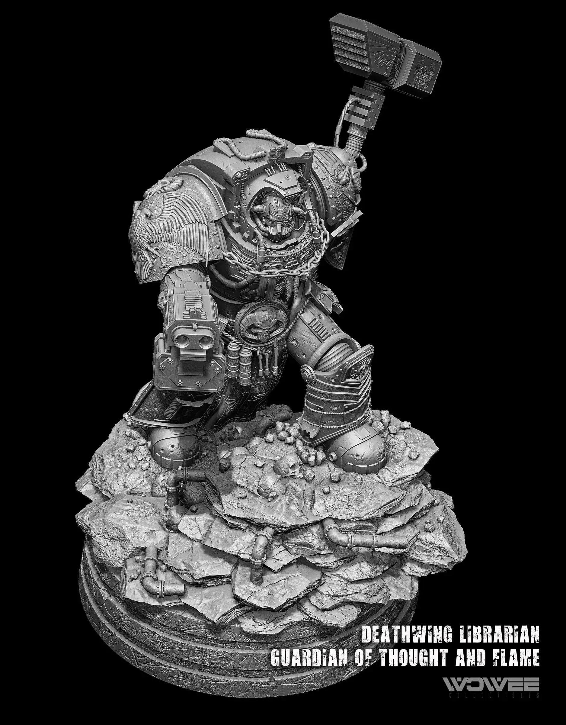 Deathwing-Librarian 1:4 Scale Statue Wowee Collectibles