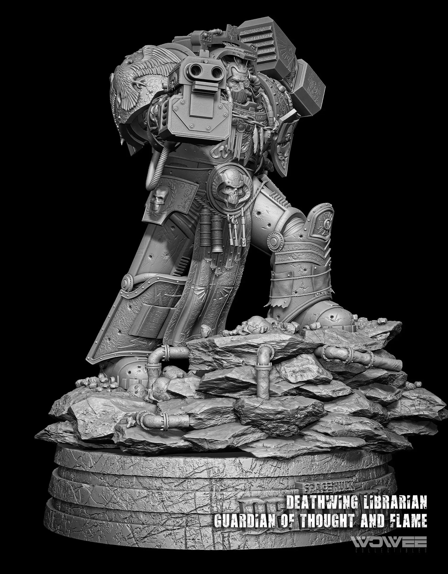 Deathwing-Librarian 1:4 Scale Statue Wowee Collectibles